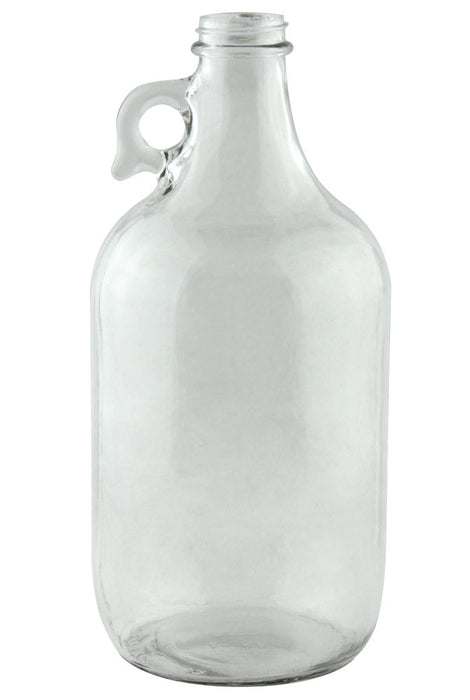 64 oz Clear Glass Beer Growler