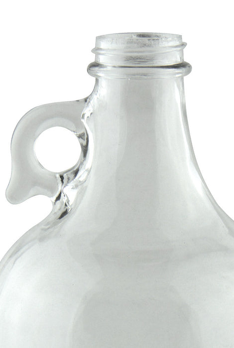 64 oz Clear Glass Beer Growler