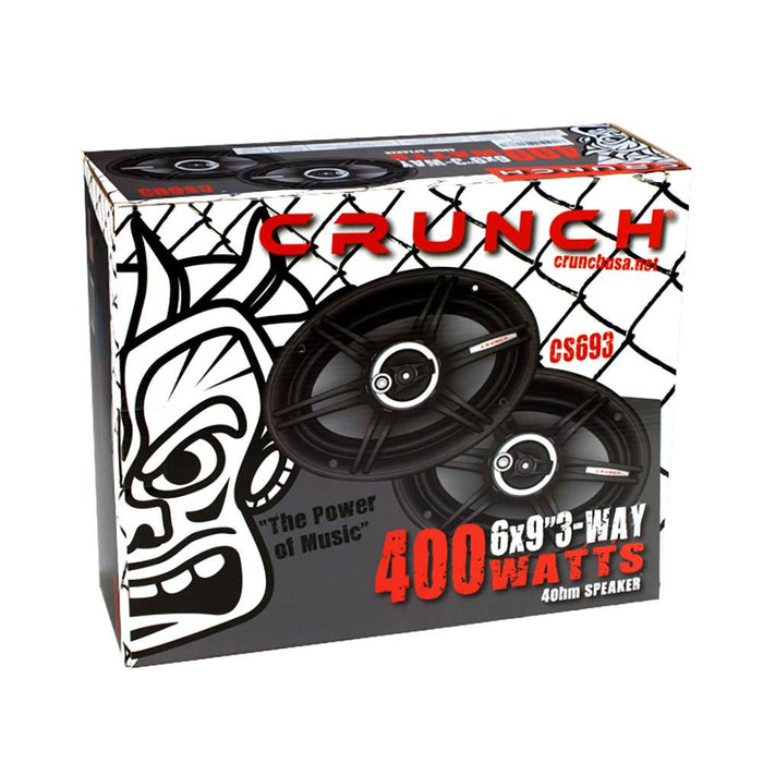 Crunch 300 Watts 6.5-Inch Coax Shallow + 400 Watts 6 x 9 Inches CS Speakers