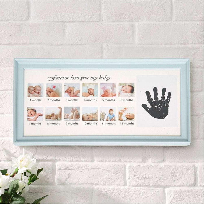 Baby Picture Frame Handprint Keepsake Photo Frames 12 Photo Moments Frame