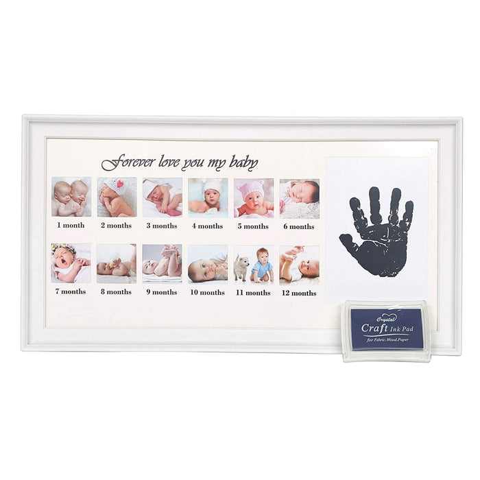 Baby Picture Frame Handprint Keepsake Photo Frames 12 Photo Moments Frame