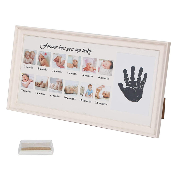 Baby Picture Frame Handprint Keepsake Photo Frames 12 Photo Moments Frame