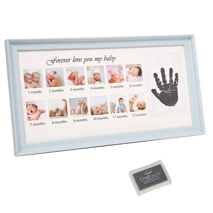 Baby Picture Frame Handprint Keepsake Photo Frames 12 Photo Moments Frame