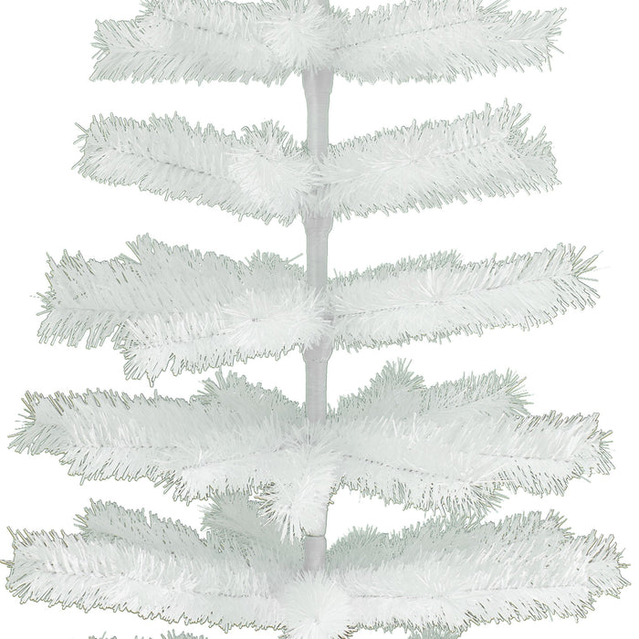 White Tinsel Christmas Tree