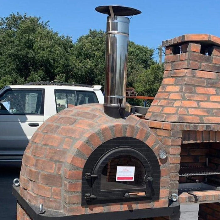 Traditional Oven Chimney Extension & Cap - Stainless Steel