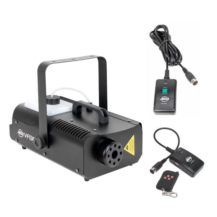 American VF1300 DJ 1300 Watt 2.3 L Tank Mobile Fog Machine w/ Remote Controls