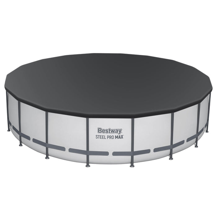 Bestway Steel Pro MAX 18'x48" Round Above Ground Swimming Pool with Pump & Cover