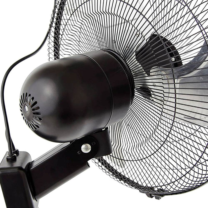 Active Air ACFW16HDB 16 Inch 3-Speed Metal Wall Mountable Oscillating Fan  (2)