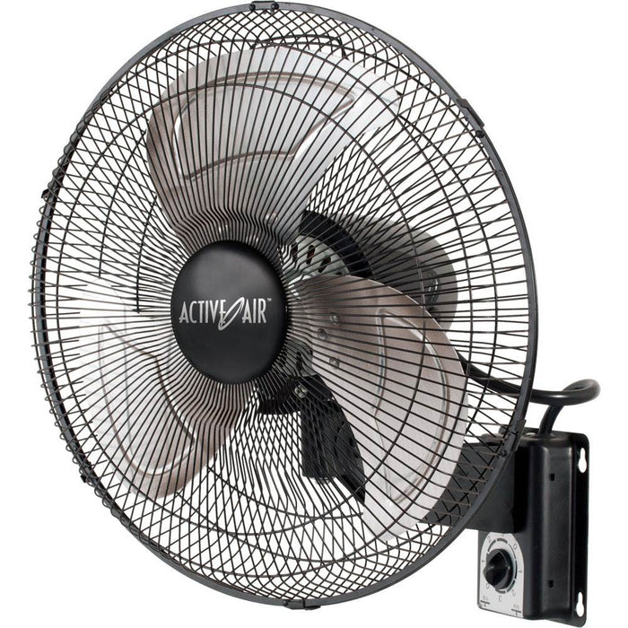 Active Air ACFW16HDB 16 Inch 3-Speed Metal Wall Mountable Oscillating Fan  (2)