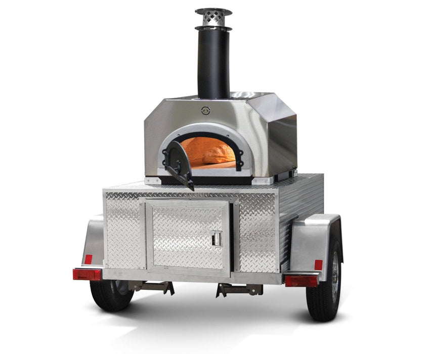 CBO 750 Tailgater | Wood Fired Pizza Oven Trailer | 38" X 28" cooking surface | 2-3 - 10" pizzas at a time | 50-60 pizzas an hour