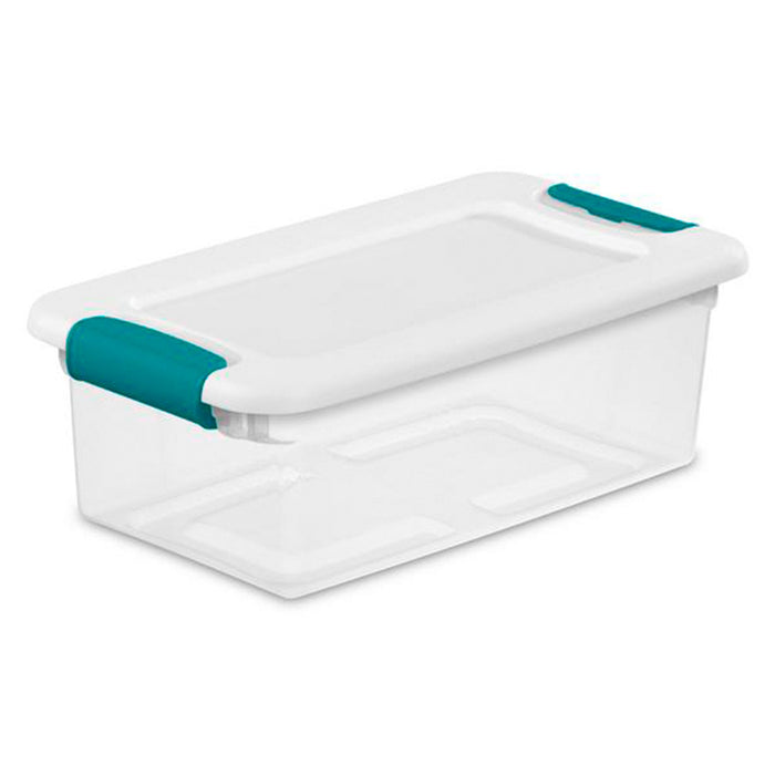 Sterilite 6 Qt Latch Storage Box,12 Pack, and 64 Qt Latch Storage Box, 6 Pack