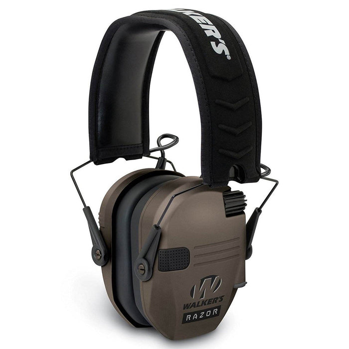 Walker's Razor Slim Shooter Electronic Hearing Protection Earmuff, 2 Pack