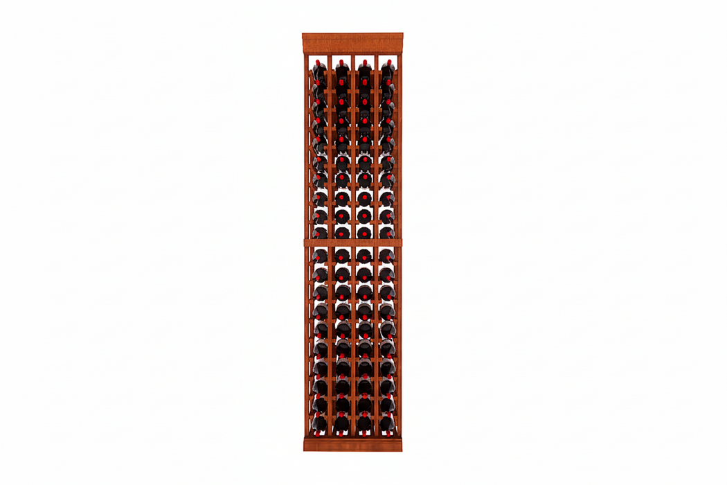 4 Column 80 Bottle 6.5ft Wine Rack Kit