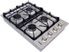 THOR 30 in. Drop-in Propane Gas Cooktop in Stainless Steel, TGC3001LP