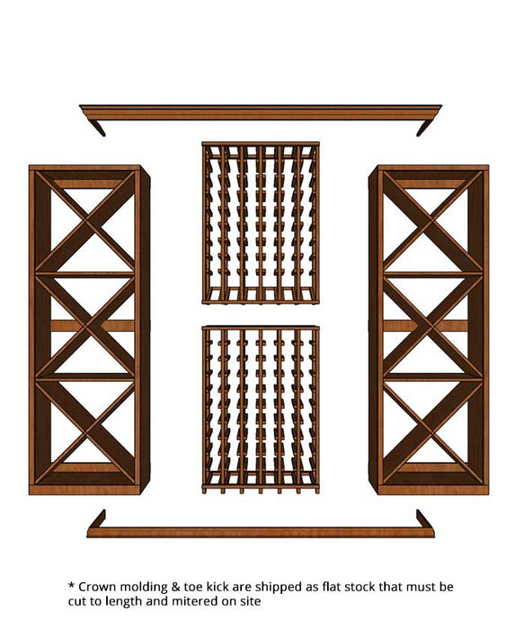 7 Foot Wine Cellar - 388 Bottle Capacity