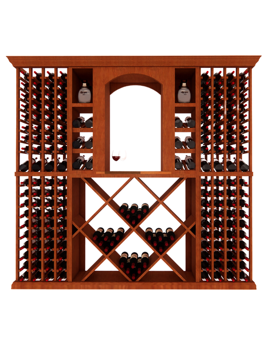 7 Foot Wine Cellar Storage System | 306 Bottle Capacity