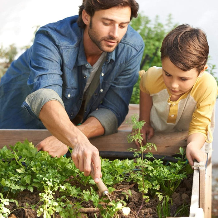 47.2"x21.6"x29.5" Raised Garden Bed Standing Elevated Planter Wooden Box with Drain Hole