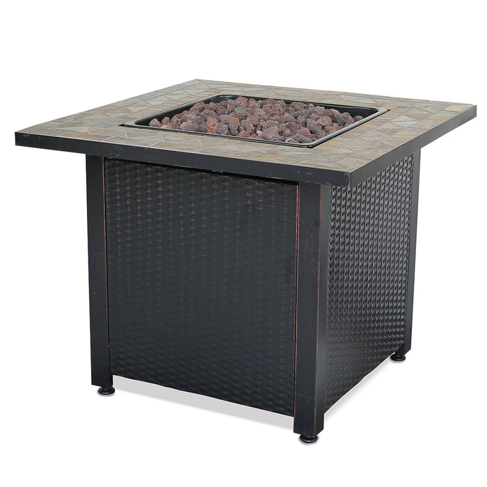 Endless Summer 30,000 BTU LP Gas Outdoor Fire Table with Lava Rock