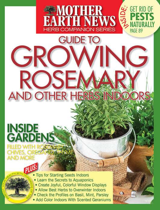 MOTHER EARTH NEWS GUIDE TO GROWING ROSEMARY AND OTHER HERBS INDOORS