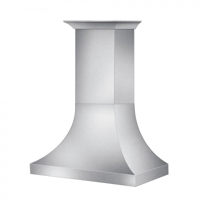 ZLINE 48 in. Designer Series DuraSnow® Stainless Finish Indoor Wall Range Hood, 8632S-48