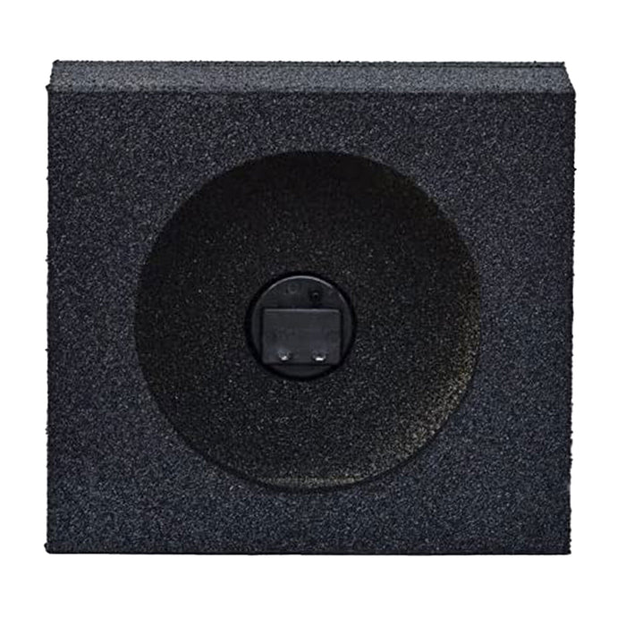 QPower QBomb QBTW6.5 Single 6.5" Bedliner Spray Car Speaker Enclosures, 2 Pack