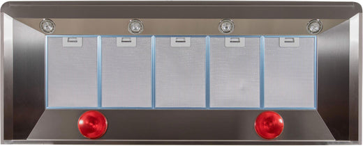 ILVE 60 in. Majestic Stainless Steel Wall Mount Range Hood with 600 CFM Blower, UAM150SS