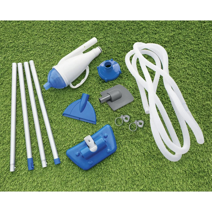 Bestway Flowclear AquaCrawl Outdoor Swimming Pool Maintenance Vacuum Cleaner Set