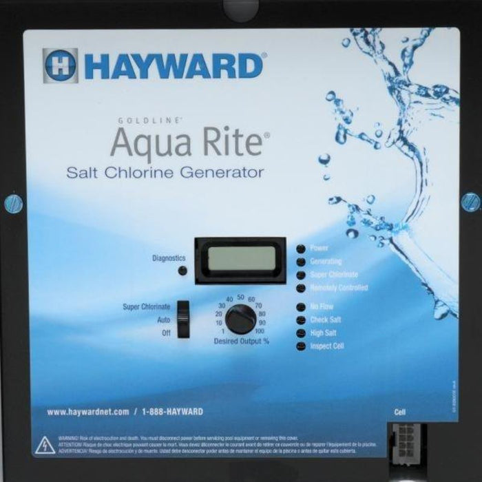 Hayward AquaRite Salt Chlorinator with TurboCell for 25K Gallon In Ground Pools