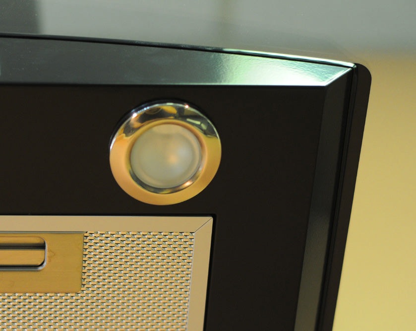 36 Inch 600 CFM Black Wall Mount Range Hood - VICTORY SV400D