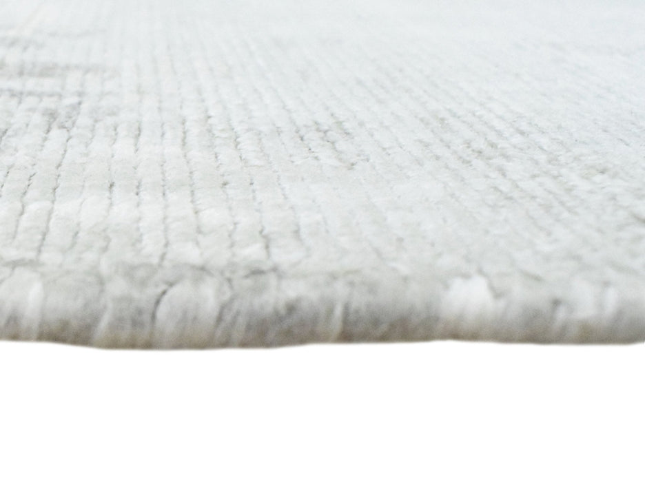 8x10 Rug, Abstract Blue and Gray Rug made with Viscose Art Silk, Living, Dinning and Bedroom Rug | TRD0090AR810