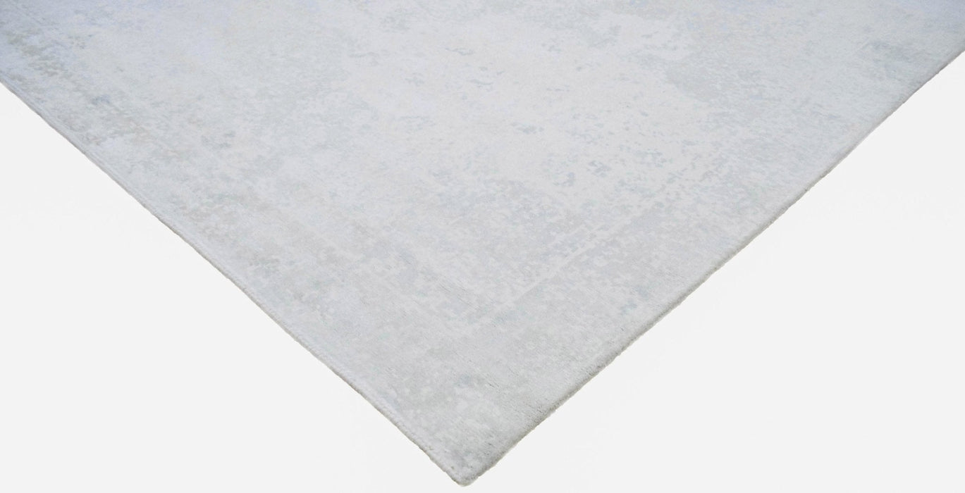 8x10 Rug, Abstract Ivory Rug made with Viscose Art Silk, Living, Dinning and Bedroom Rug | TRD005QT810