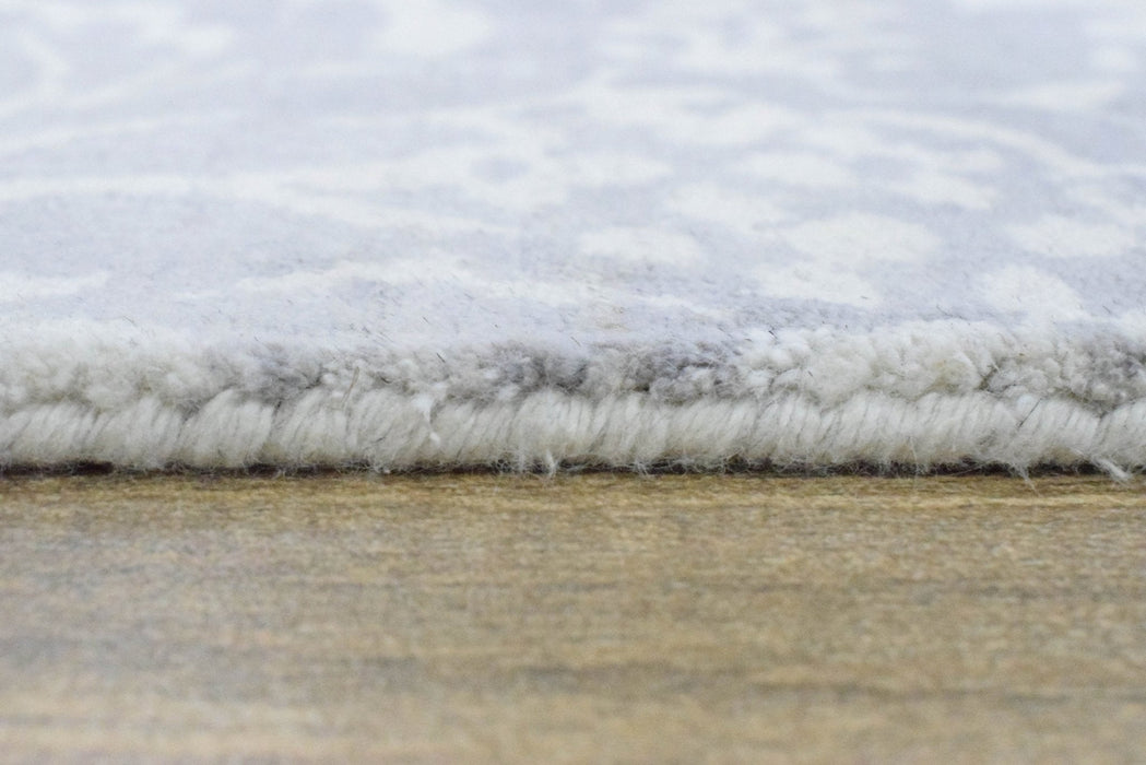 Ivory Hand Loom Modern Style Wool 8x10 Area Rug