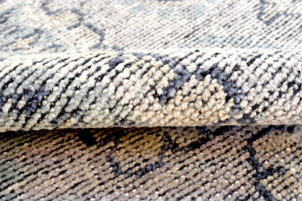 Silver and Charcoal 8'x10' Rug | Modern Handmade Wool Area Rug | The Rug Decor |TRD2142810