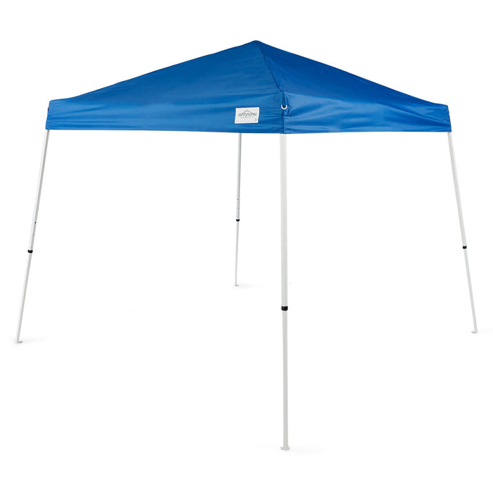 Caravan Canopy Pop-Up Tent V Series 2 12 x 12 ft Slanted Leg Instant Shade, Blue