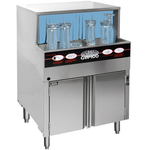 CMA - Low Temperature Chemical Sanitizing Undercounter Glass Washer - 120V