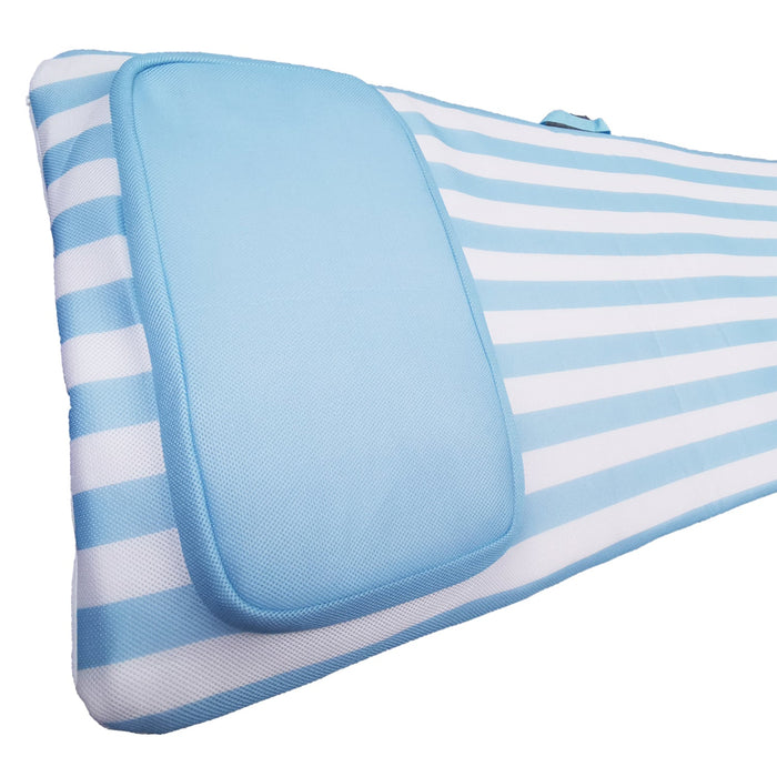 Magic Time International Sun Bed Water Lounger Pool Float w/ Pillow (2 Pack)