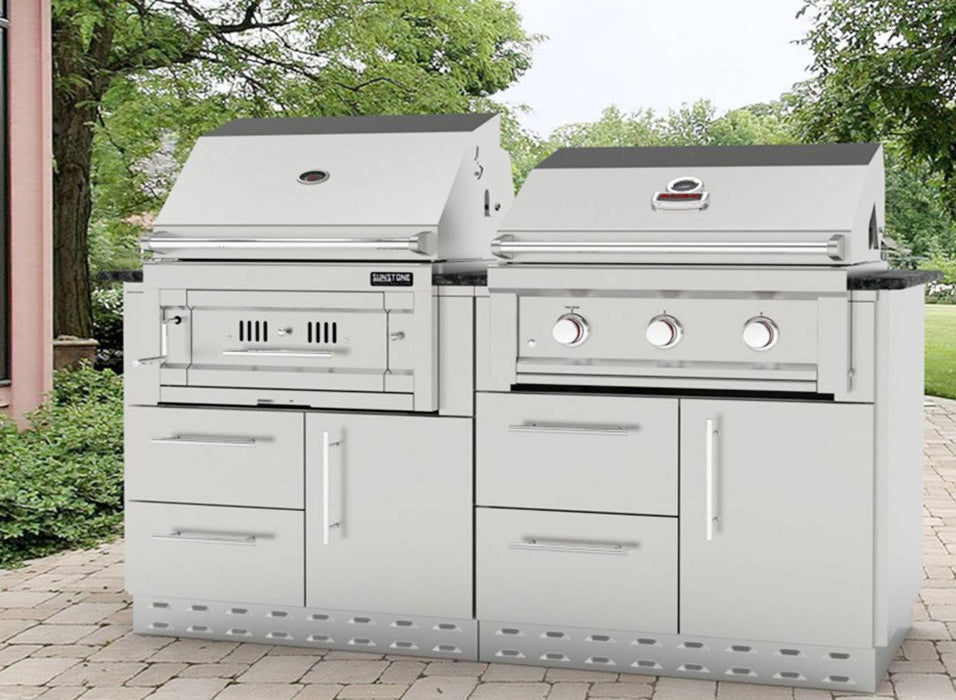 Sunstone 34″ Gas Grill Base Cabinet – SAC34GLPCD