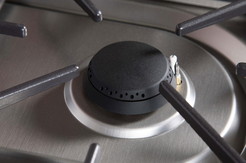 ILVE Majestic II 48" Dual Fuel Natural Gas Range in White with Chrome Trim, UM12FDNS3WHC