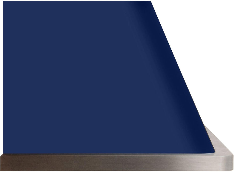 ILVE 48 in. Majestic Midnight Blue Wall Mount Range Hood with 600 CFM Blower, UAM120MB