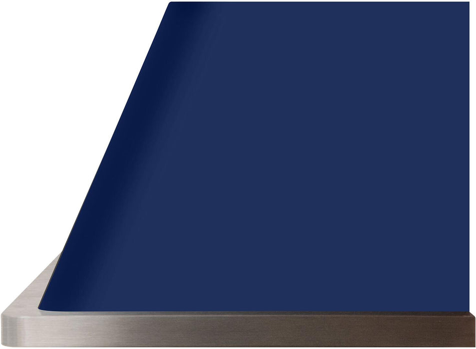 ILVE 48 in. Majestic Midnight Blue Wall Mount Range Hood with 600 CFM Blower, UAM120MB