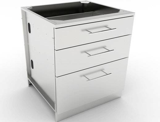 Sunstone 30″ Large Triple Drawer Base Cabinet – SBC30STD