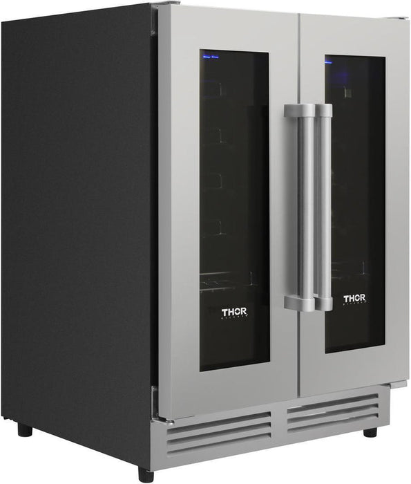 THOR Contemporary Package - 36" Gas Range, Refrigerator, Dishwasher and Wine Cooler, THOR-AP-ARG36-A82