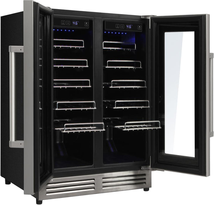 THOR Kitchen Package - 36" Gas Range, Range Hood, Refrigerator, Dishwasher, Wine Cooler, AP-ARG36-W-3