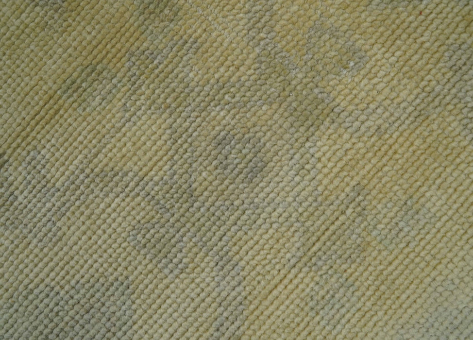 9x12 Antique Oriental Oushak Beige Hand knotted Wool Area Rug