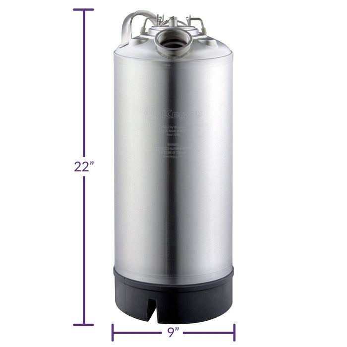 18 Liter Keg Beer Cleaning Can with D System Valve