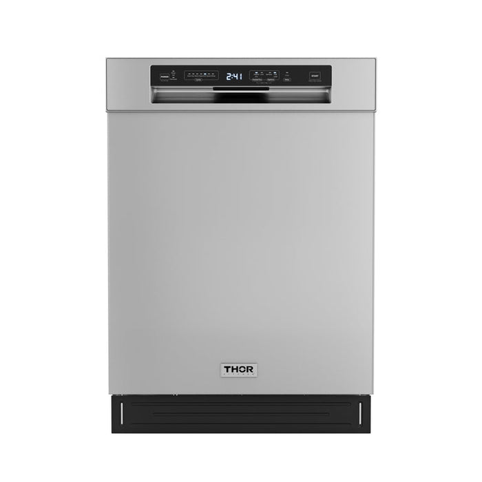 THOR Contemporary Package - 36" Gas Range, Refrigerator, Dishwasher, Microwave and Wine Cooler, THOR-AP-ARG36-A128