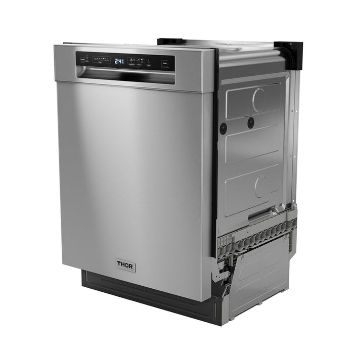 THOR Contemporary Package - 36" Gas Range, Range Hood, Refrigerator, Dishwasher, Microwave and Wine Cooler, THOR-AP-ARG36-A131