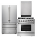 THOR Kitchen Package - 36" Dual Fuel Range, Dishwasher, Refrigerator, AP-HRD3606U-2