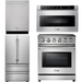 THOR Kitchen Package - 30 inch Electric Range, Microwave, Refrigerator, Dishwasher, AP-HRE3001-6