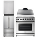THOR Kitchen Package - 36" Propane Gas Range, Range Hood, Refrigerator, Dishwasher, AP-LRG3601ULP-C-2